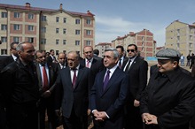 President Serzh Sargsyan conducted a working visit to Shirak marz