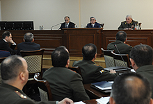 President Serzh Sargsyan visited the RA Ministry of Defense